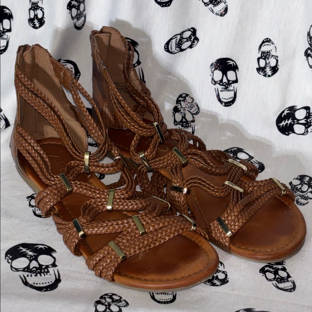 Aldo Women’s Weave Gladiator Sandals Size 5
